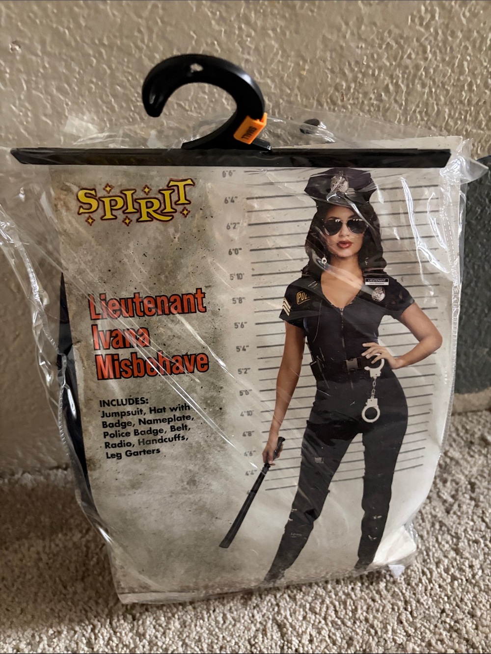 Spirit Lieutenant Ivanah Misbehave Women's Black Police Costume